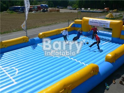 China Supplier Inflatable Soccer Carnival Game/Inflatable Soap Soccer Field Price BY-IS-001